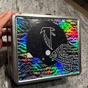 NFL Atlanta Falcons Metal Lunchbox 1998
